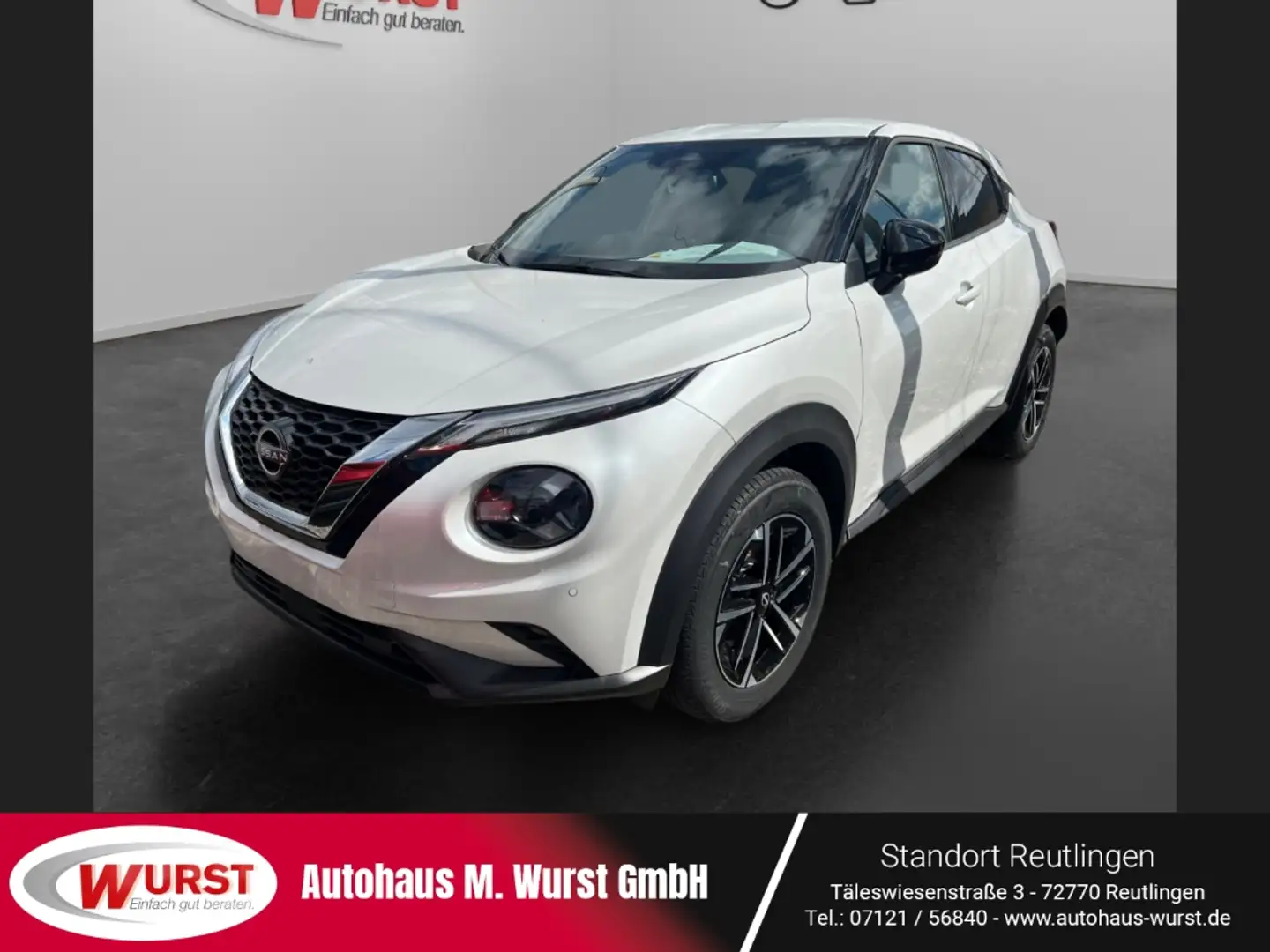 Nissan Juke N-Connecta 1.0 DIG-T 114 PS 7DCT Winterpaket BFS R Bianco - 1