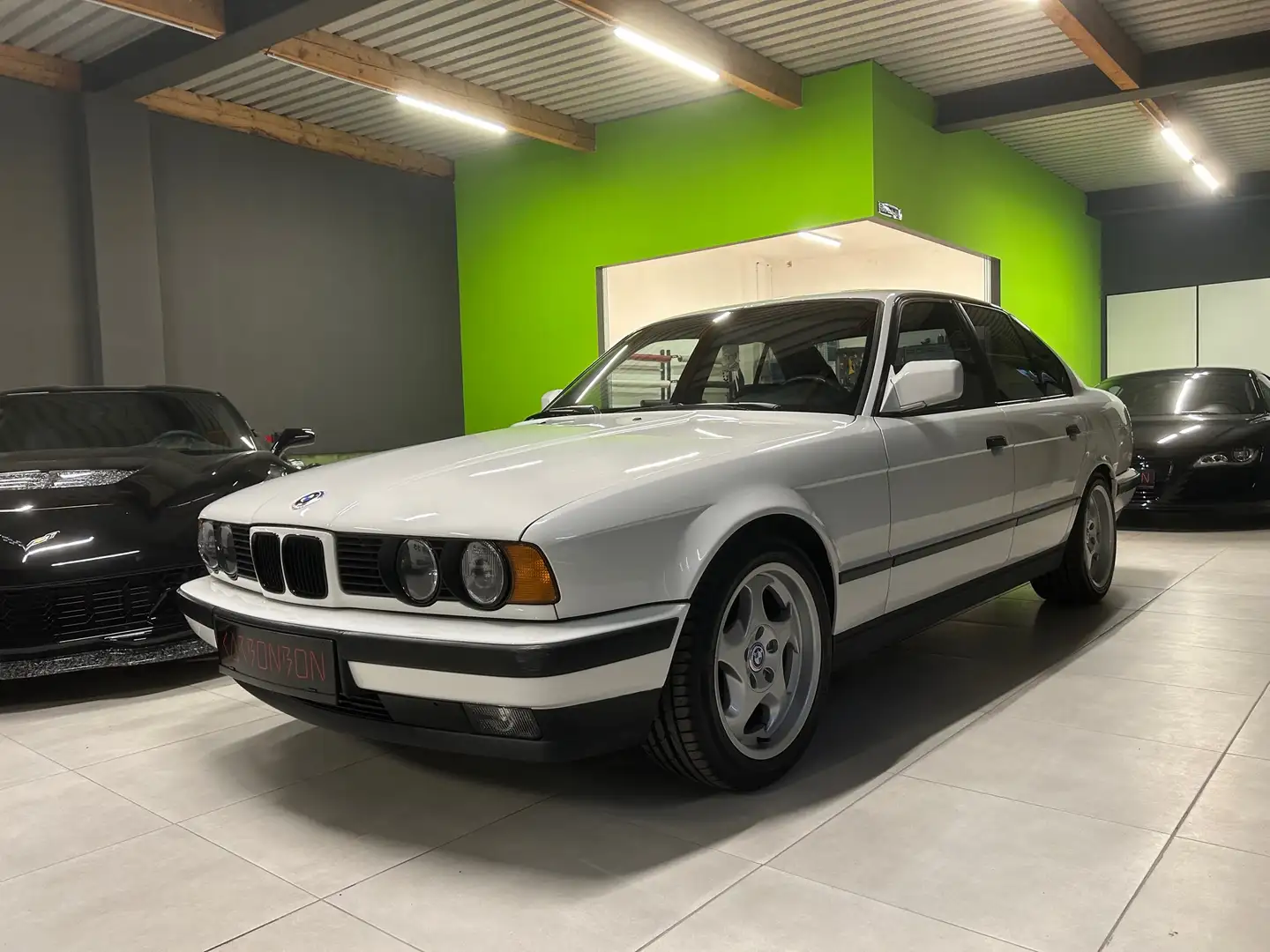 BMW 524 524td E34 Blanc - 1