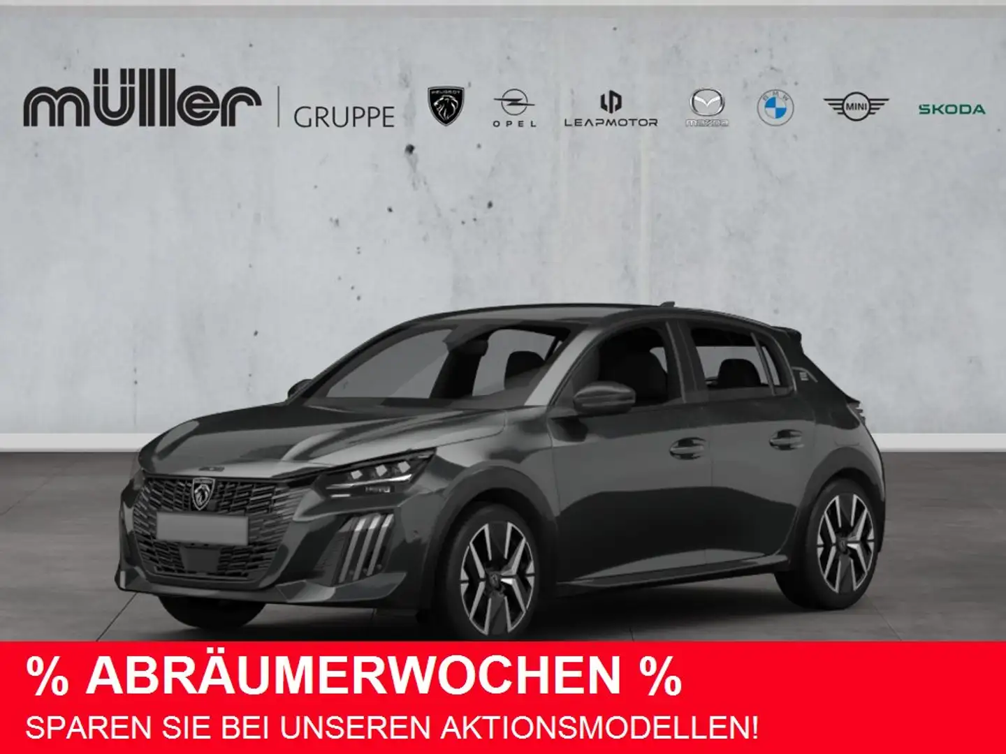 Peugeot 208 GT HYBRID 136 e-DSC6 Hybrid 136 GT Grau - 1