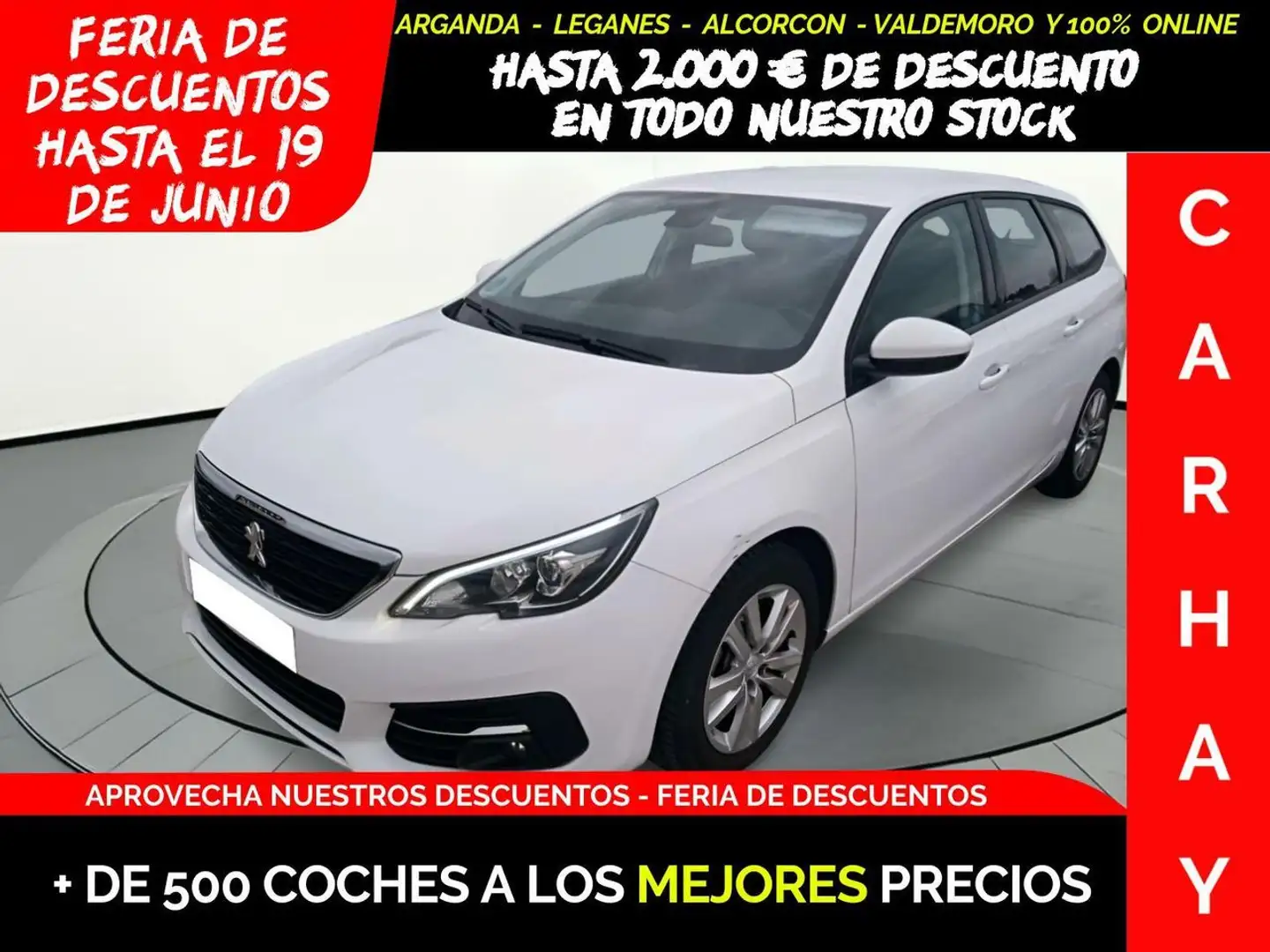Peugeot 308 SW ACTIVE PACK 1.5 HDI 130CV MT6 E6D Blanco - 1