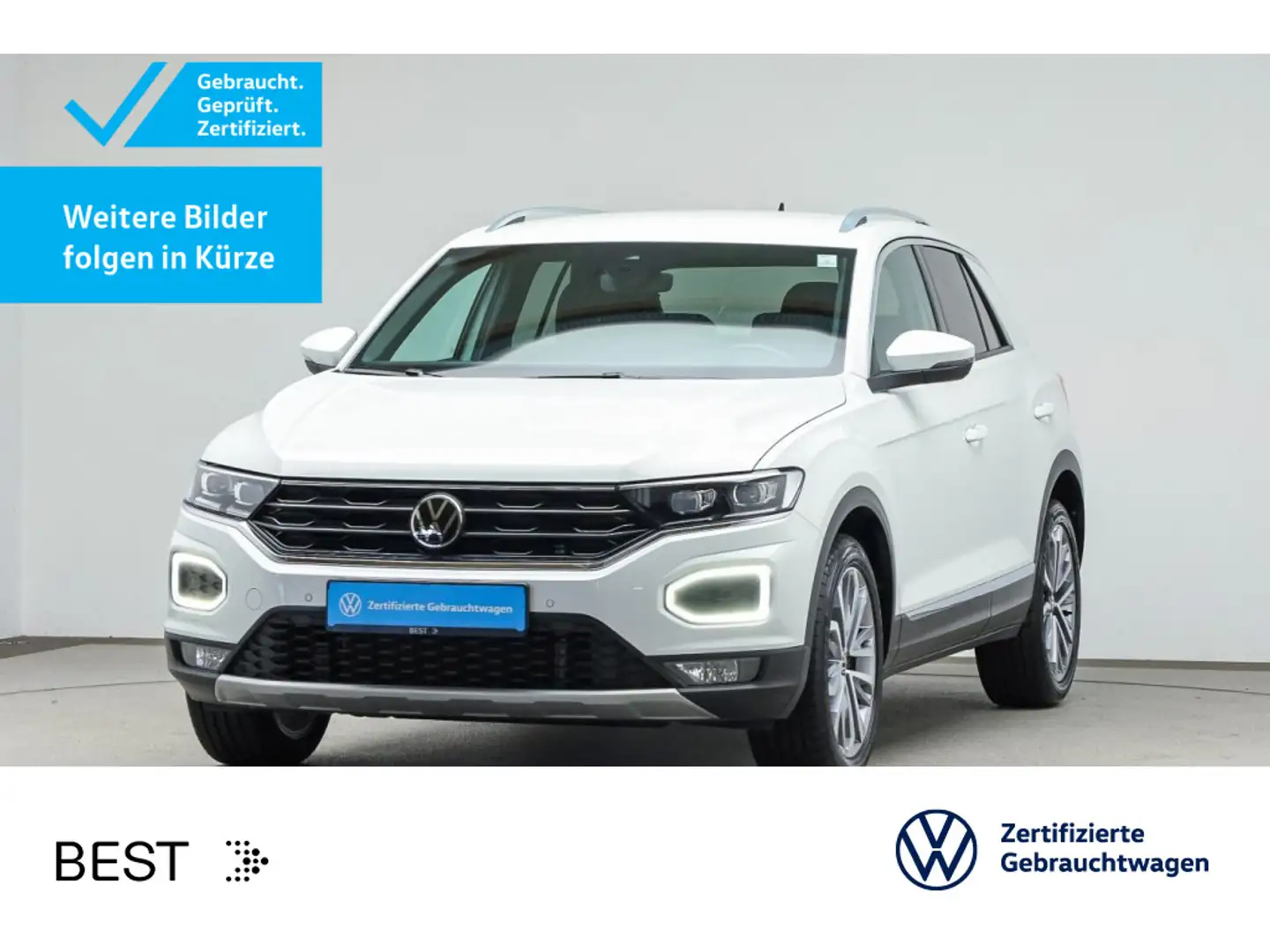 Volkswagen T-Roc 1.5 TSI DSG SPORT*LED*KAMERA*NAVI*KLIMA*PD Weiß - 1