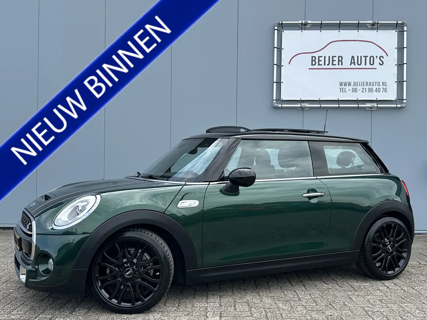 MINI Cooper S Mini 2.0 Chili Serious Business Automaat Schuifdak Groen - 1