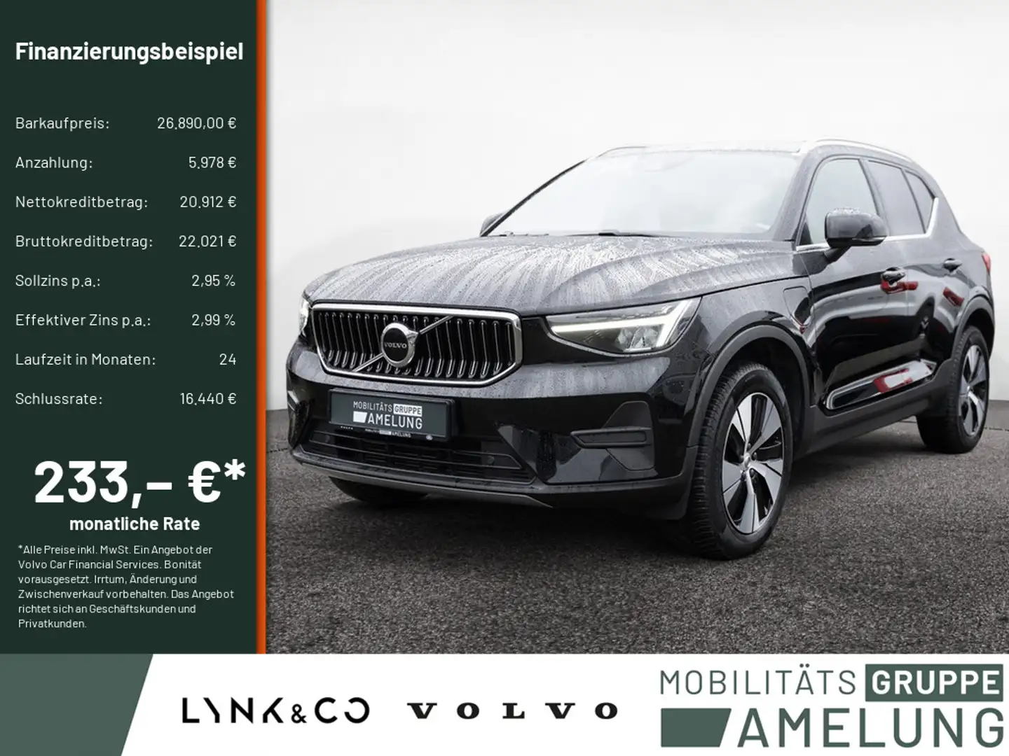 Volvo XC40 T4 Core Recharge Plug-In Hybrid ACC LED Schwarz - 1
