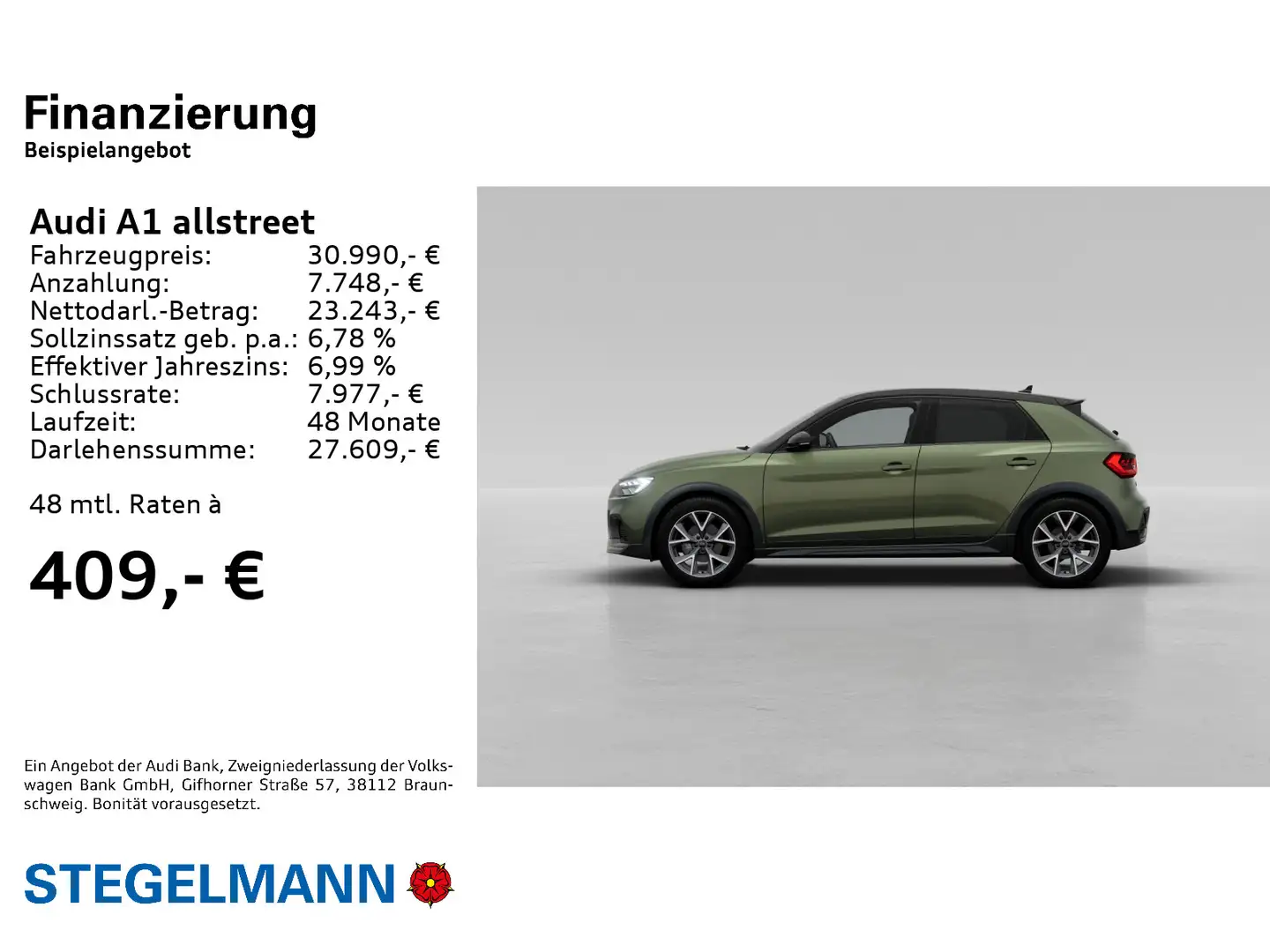 Audi A1 30 TFSI ACC KAMERA LED SITZHEIZUNG Grün - 2