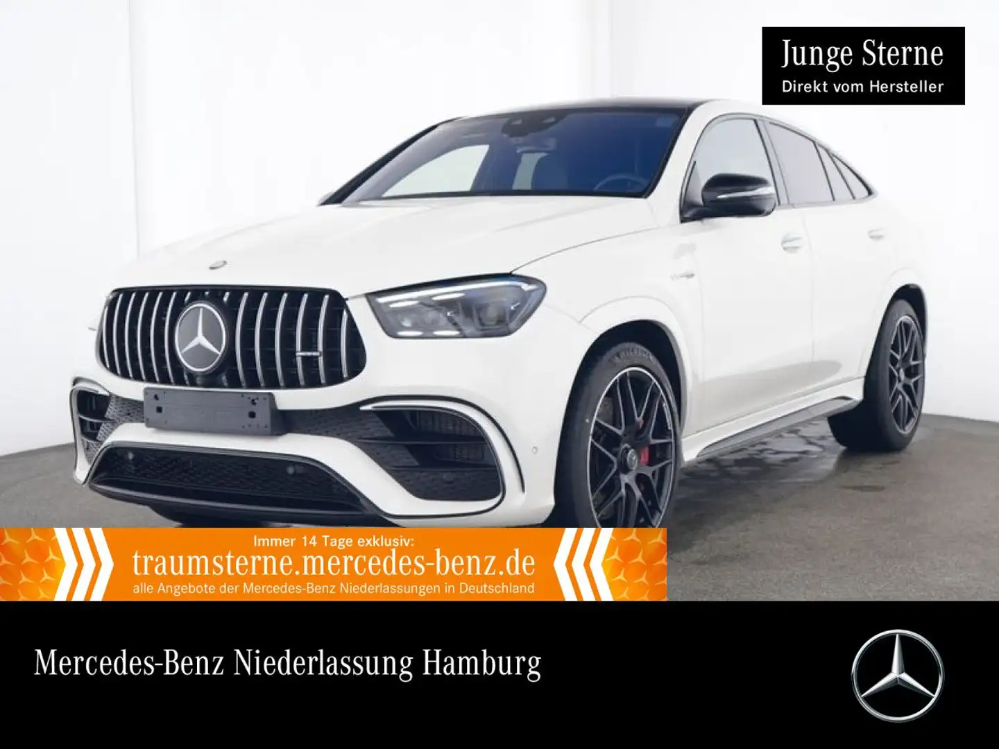 Mercedes-Benz GLE 63 AMG GLE 63 S Coupé 4M NIGHT+PANO+360+AHK+MULTIBEAM+9G Weiß - 1