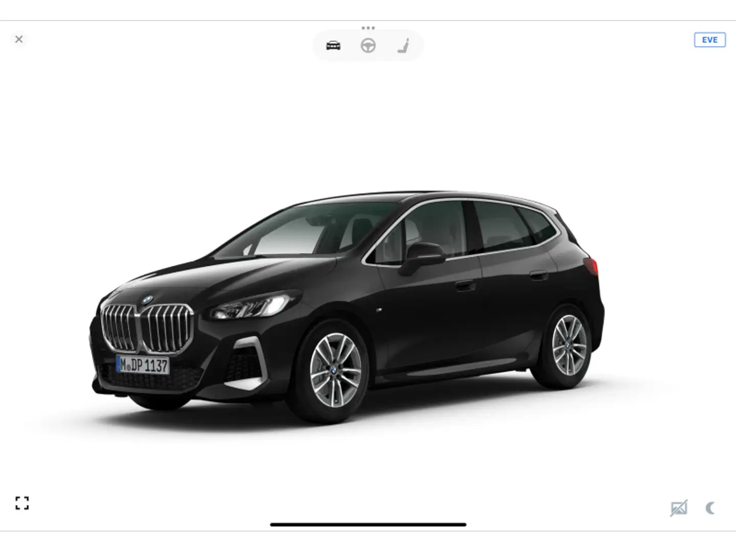BMW 218 Active Tourer Noir - 1
