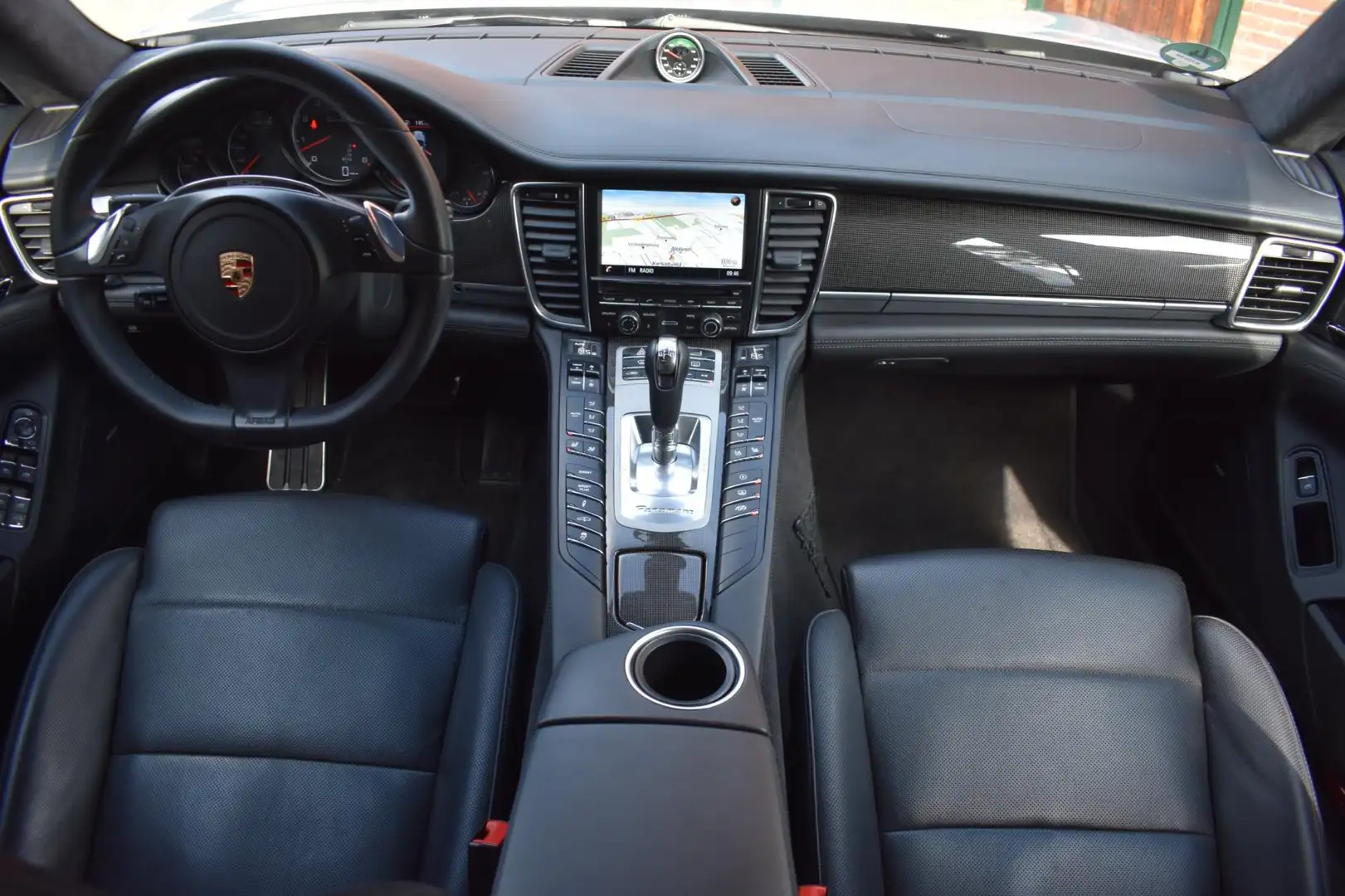 Porsche Panamera 4.8 Turbo '13 Sport Chrono Leder Navi Clima Cruise Gris - 2