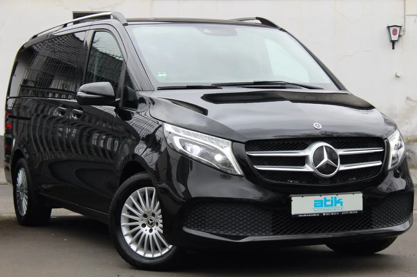 Mercedes-Benz V 250 d LANG 1.Hd DREHSITZ+BETT STANDHZ DISTR KAM Zwart - 1