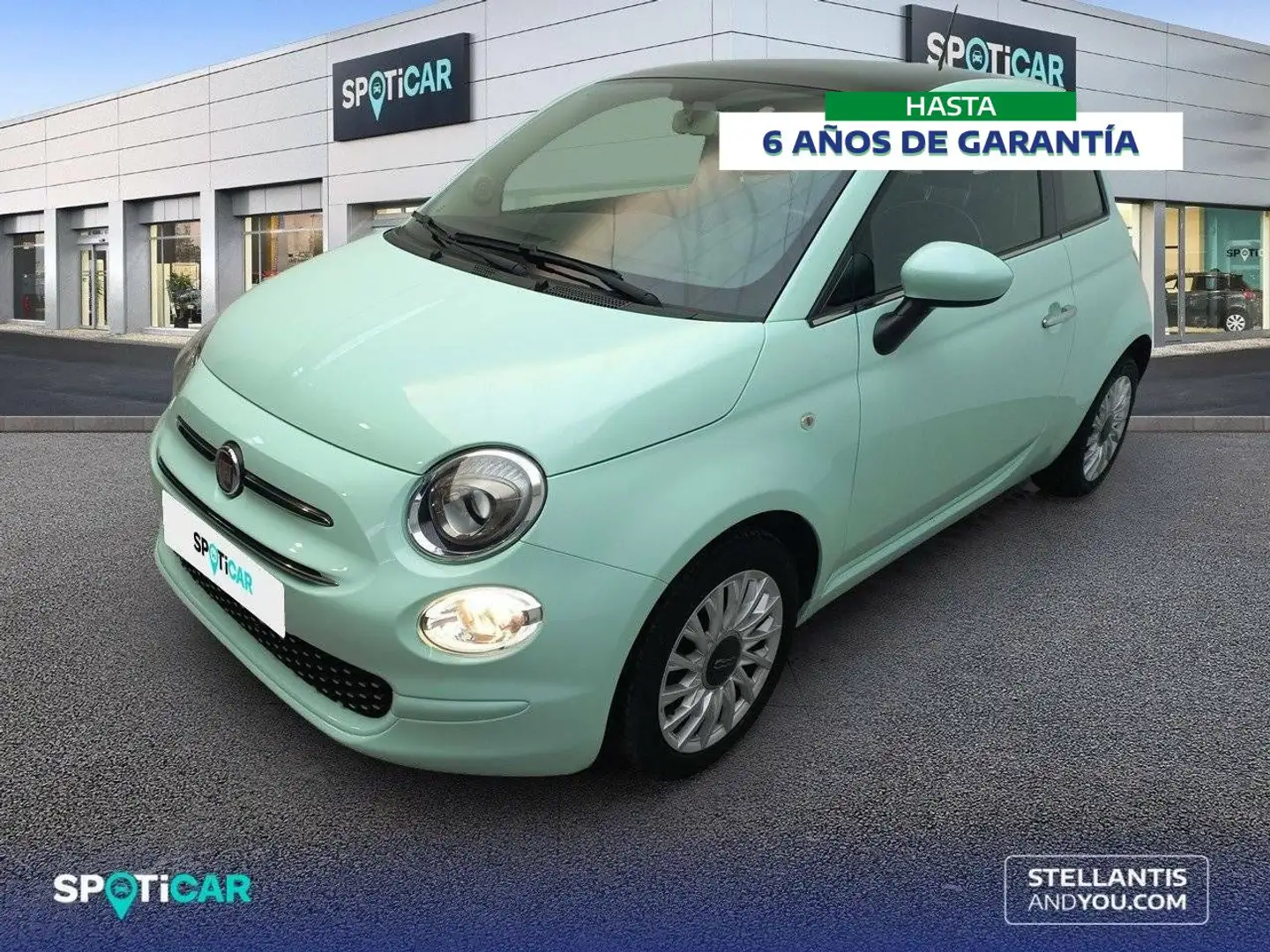 Fiat 500 1.2 Lounge Azul - 1
