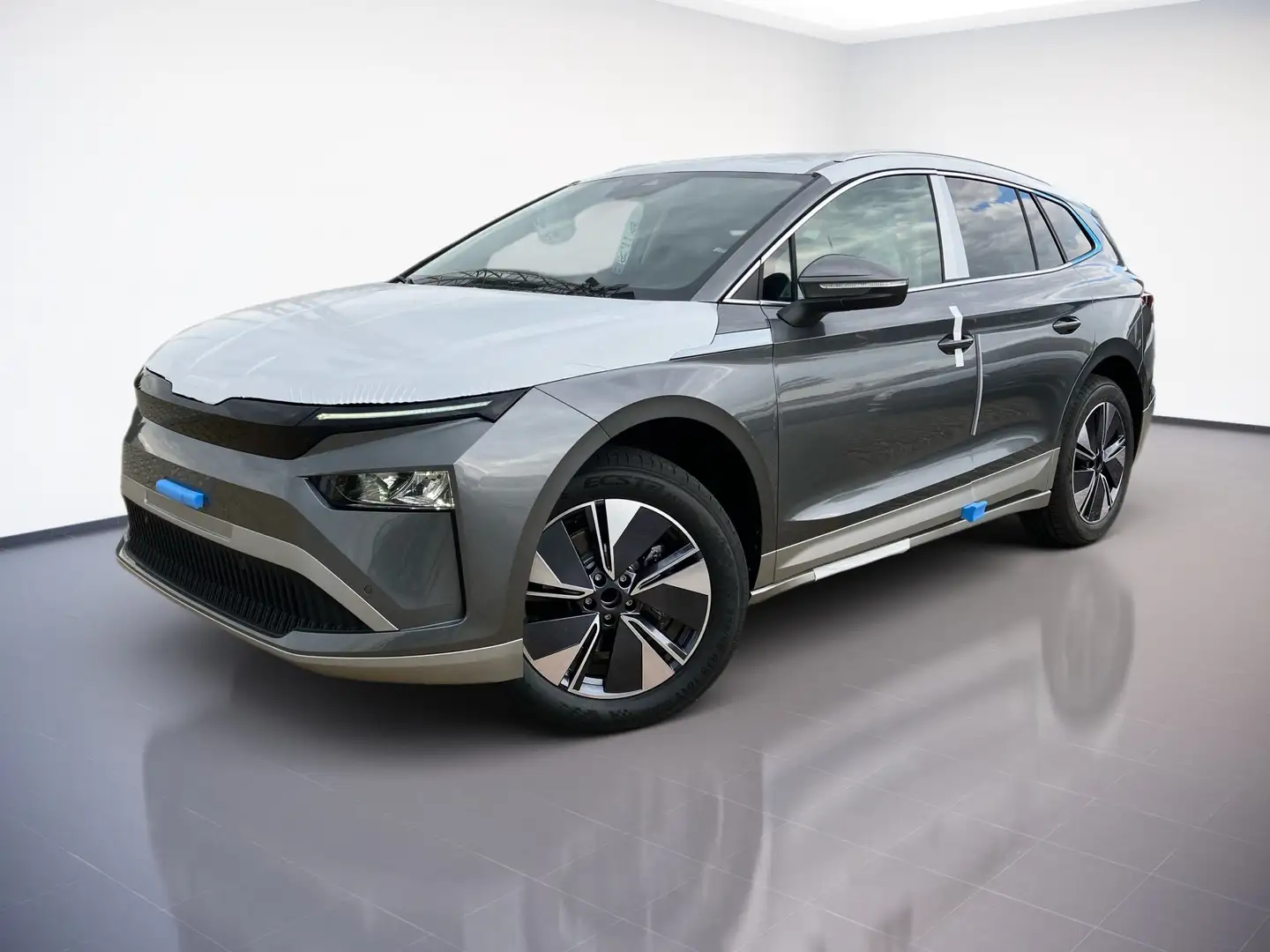 Skoda Enyaq 60 Loft 150 kW 1-Gang-Automatik.LED.AHK.WÄRMEPUMPE Gris - 2