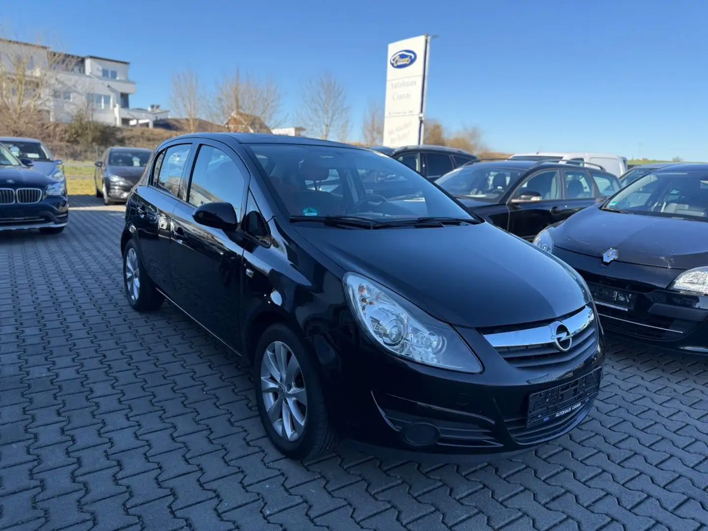 Opel Corsa D**große Inspektion Neu**4 Türer Schwarz - 1