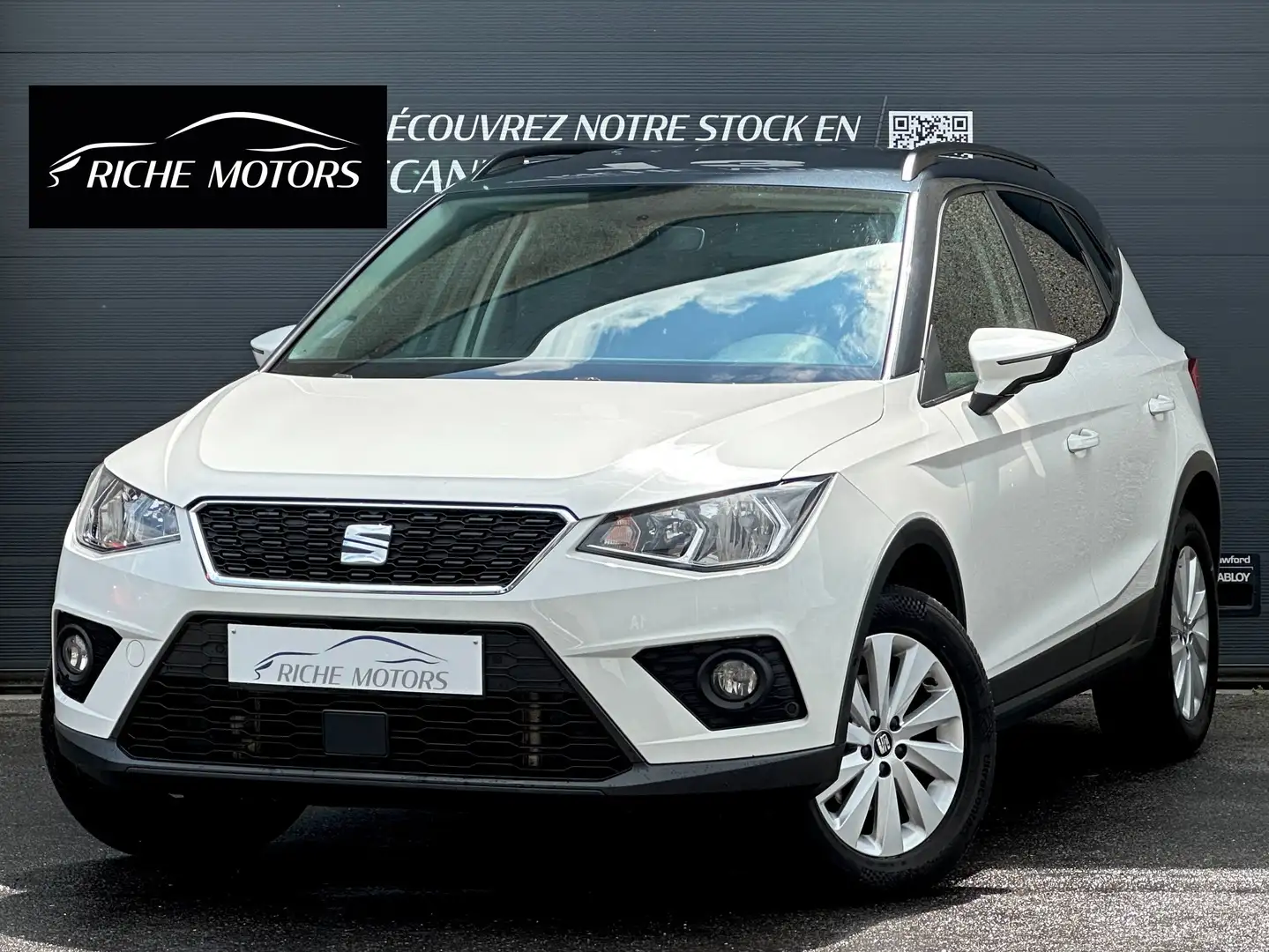 SEAT Arona 1.6 TDI DSG / CarPlay / Caméra / Att. remorque Weiß - 1