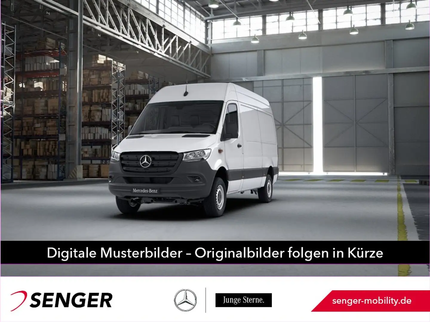 Mercedes-Benz Sprinter 316 CDI KA L2H2 4x4 AHK=3,5t BOTT 9G Blanc - 1