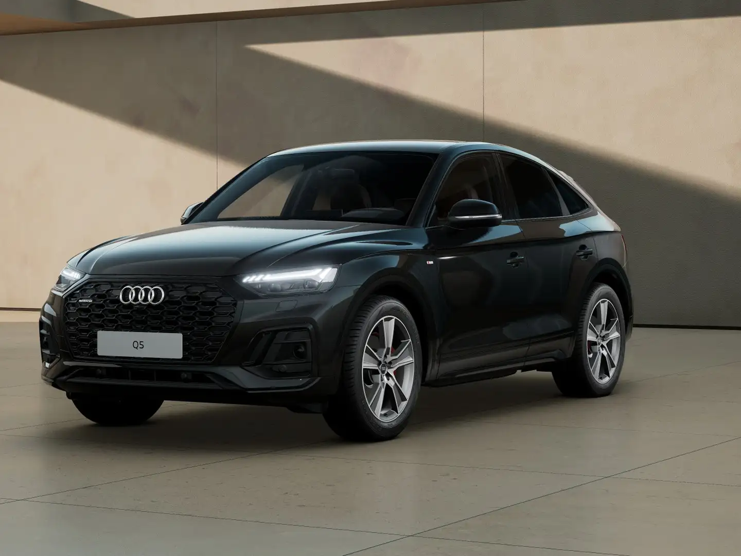 Audi Q5 sportback 40 2.0 tdi mhev 12v s line quattro s-tro Noir - 1