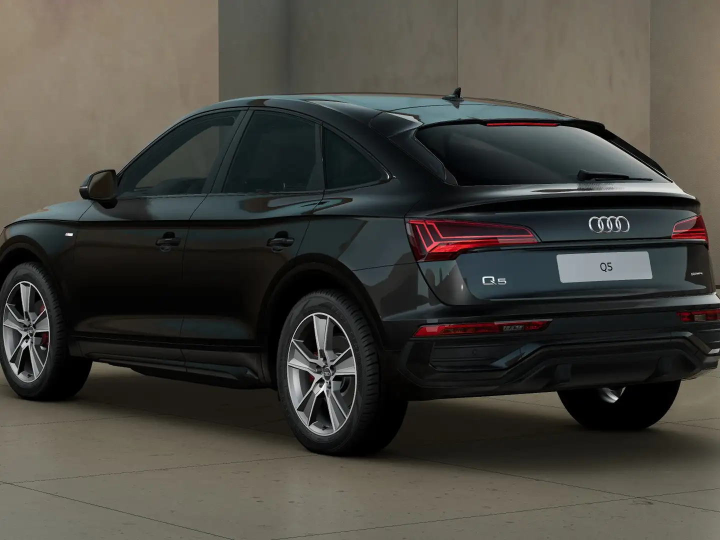 Audi Q5 sportback 40 2.0 tdi mhev 12v s line quattro s-tro Noir - 2