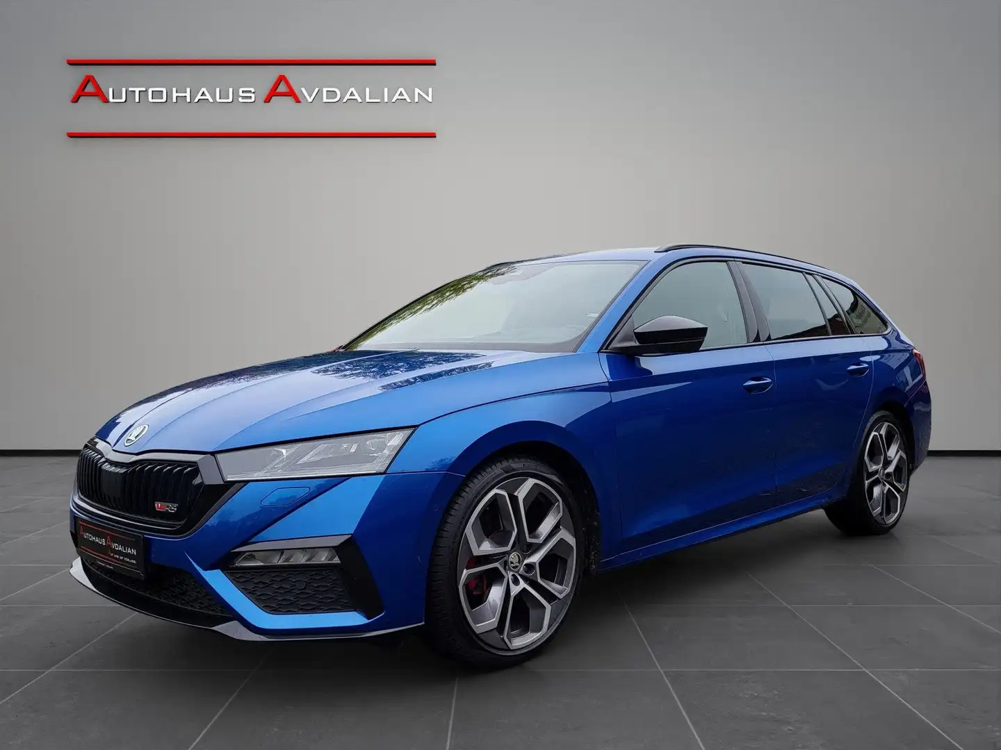 Skoda Octavia Combi RS Plus HUD|R-KAM|MEMORY|SHZ V+H Bleu - 1
