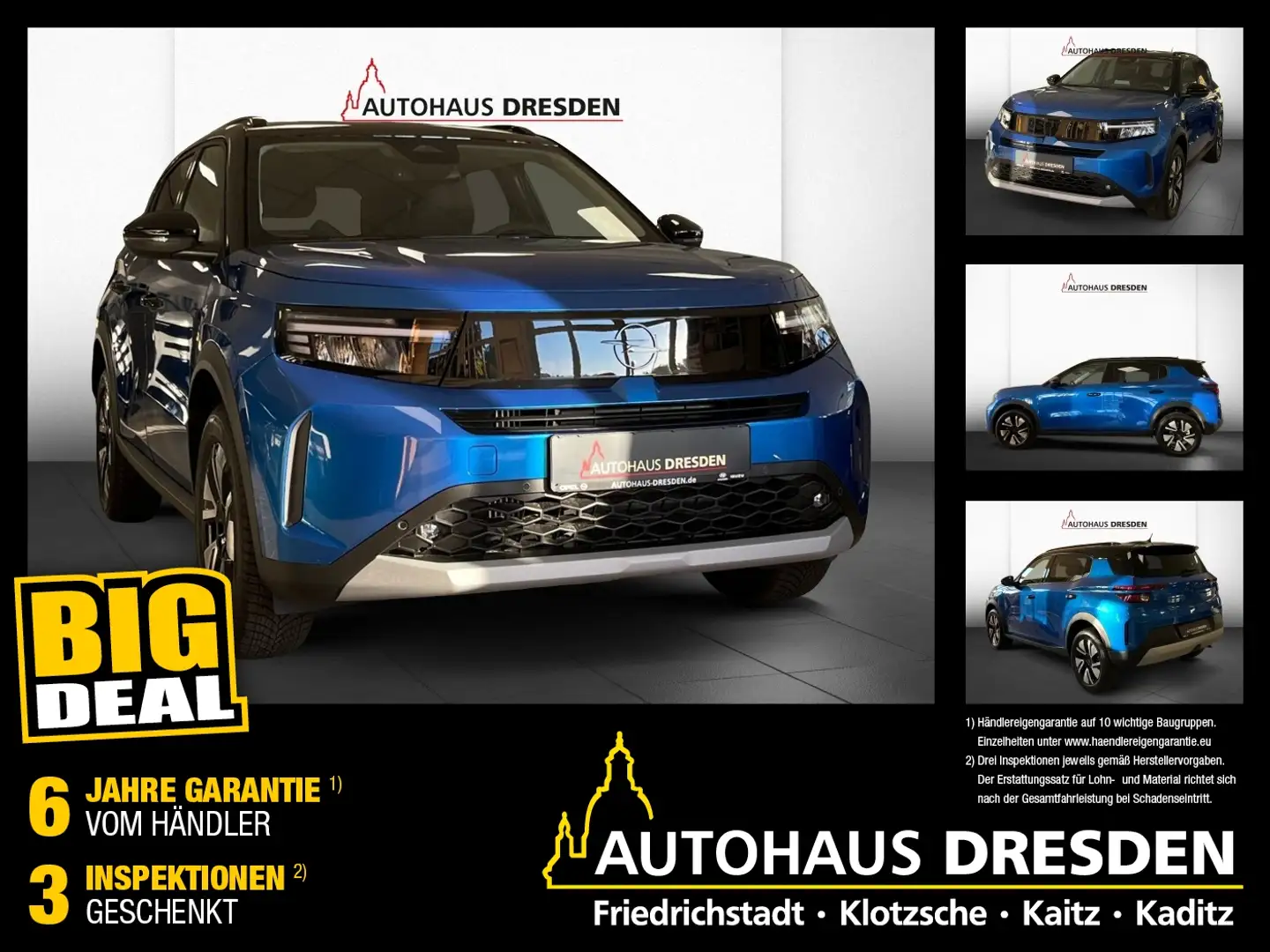 Opel Frontera 1.2 GS 74kW. LED+Navi+SHZ Blau - 1