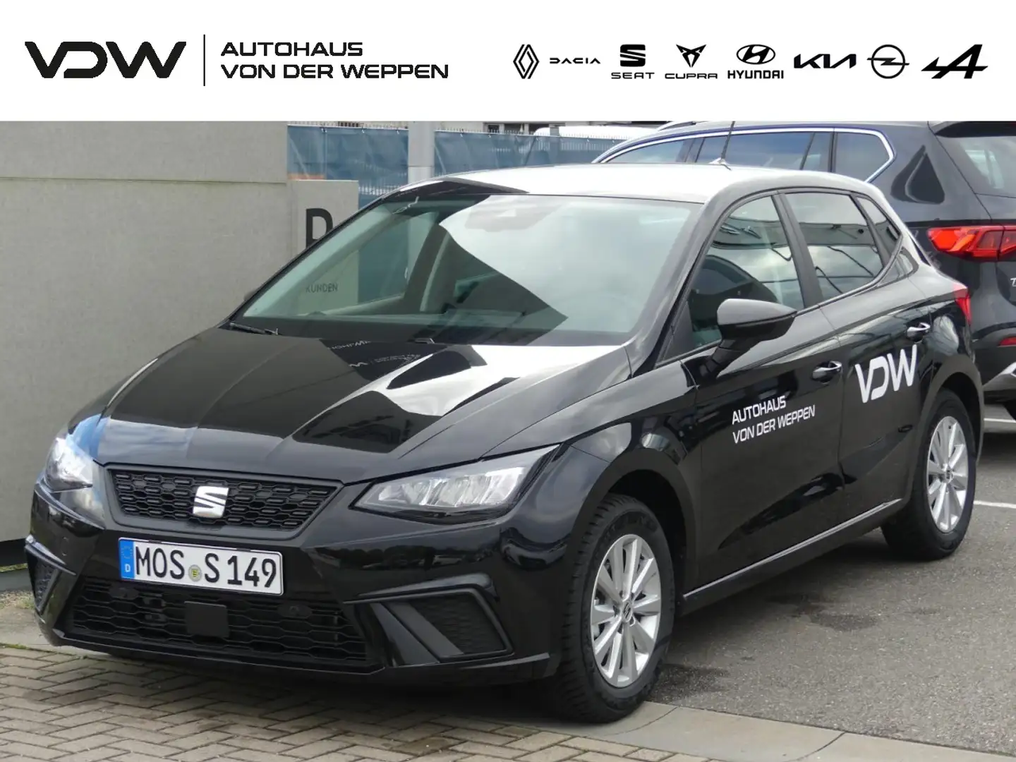 SEAT Ibiza Style Edition TSI FullLink LED SHZ Kamera Klima Schwarz - 1