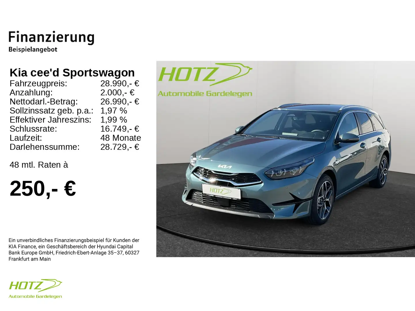 Kia Ceed SW / cee'd SW Ceed SW 1.5T DCT Ultimate Edition 1,99 % Finanzi Grau - 2