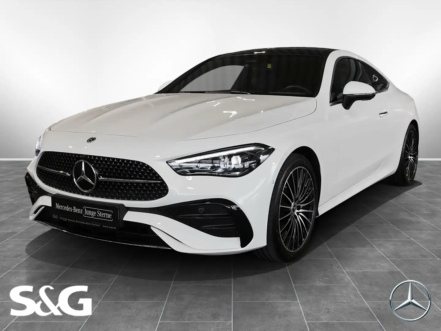 Mercedes-Benz CLE 180 Coupé Edition AMG PANO+19+360°+DISTRONIC Weiß - 1