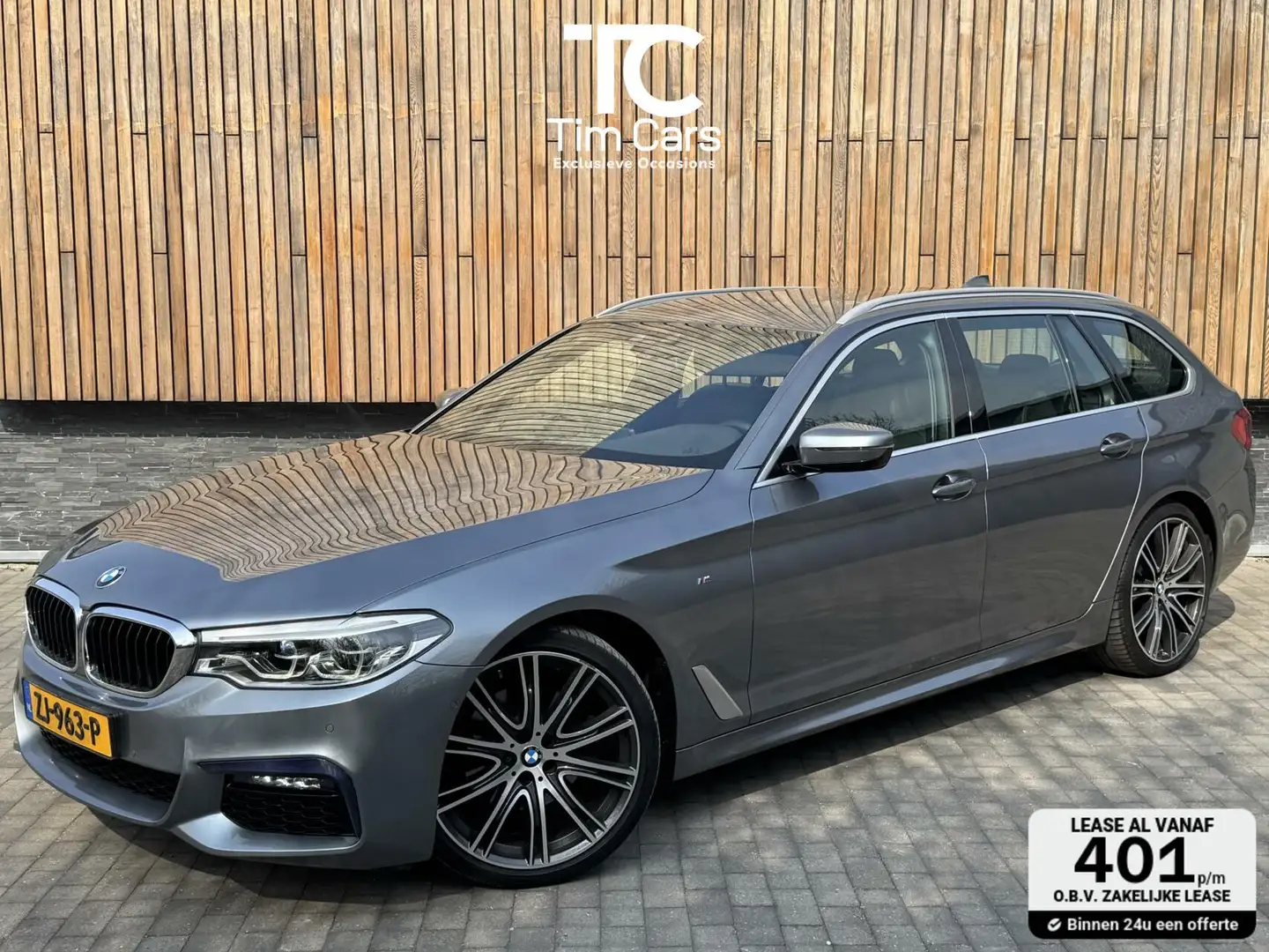 BMW 520 5-serie Touring 520i Automaat M-sport | 20 inch li Gris - 1