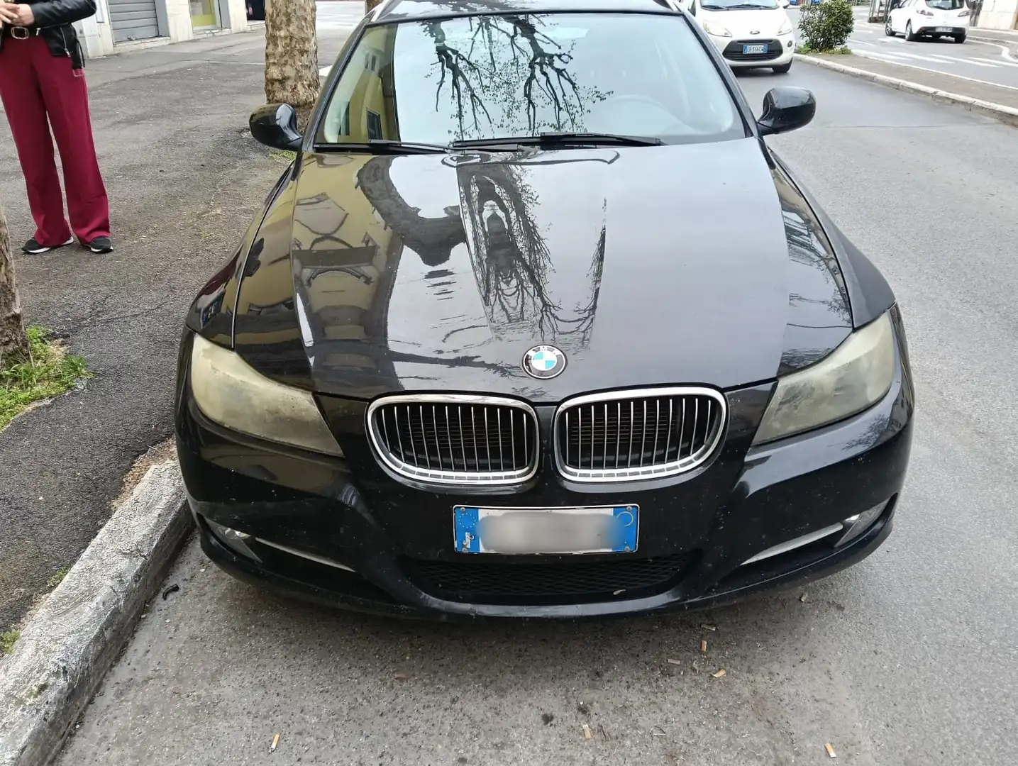 BMW 318 Serie 3 E91 Touring 318d Touring 2.0 Eletta 143cv Nero - 2