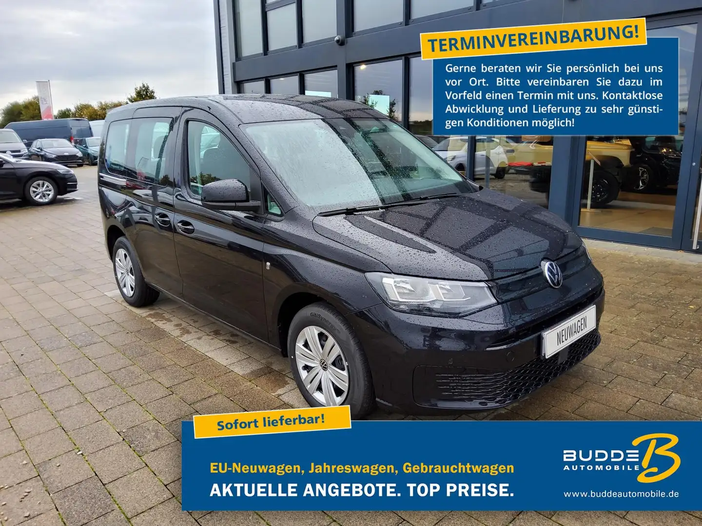 Volkswagen Caddy 2.0 TDI DSG Family 5-Si.AppConnect Kamera Zwart - 1