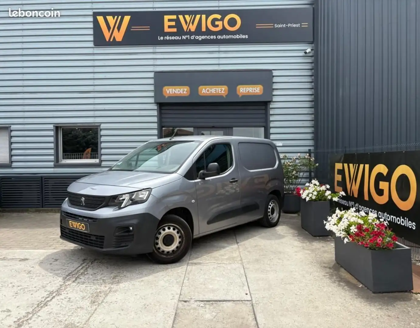 Peugeot Partner VU FOURGON 1.5 BLUEHDI 130 1000KG L1 M GRIP EAT BV Gris - 1