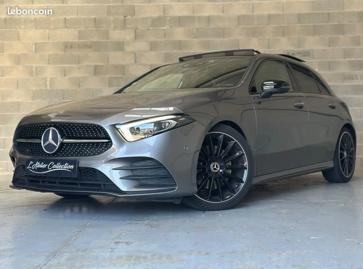 Mercedes-Benz A 220 Mercedes 220 D AMG Line TO OUVRANT SIEGES ELECTRIQ Gris - 1