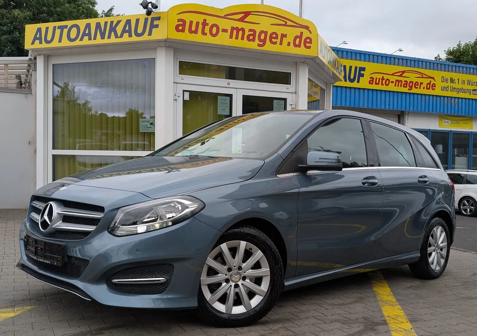 Mercedes-Benz B 180 *2Hd*Temp*AHK*SH*Shz*2xPdc*TOP*TüvNeu*Garan Blau - 1