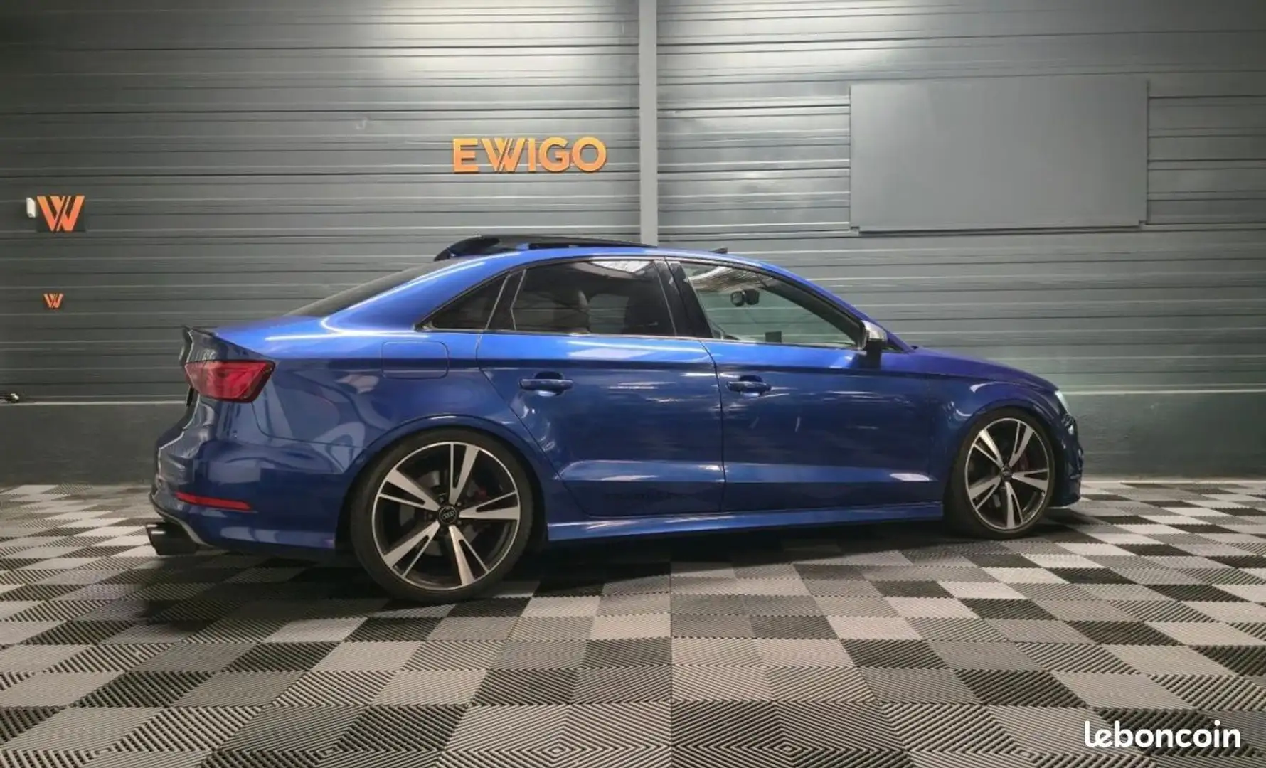 Audi S3 Berline ABT 2.0 TFSI 300 QUATTRO S-TRONIC BVA Bleu - 2