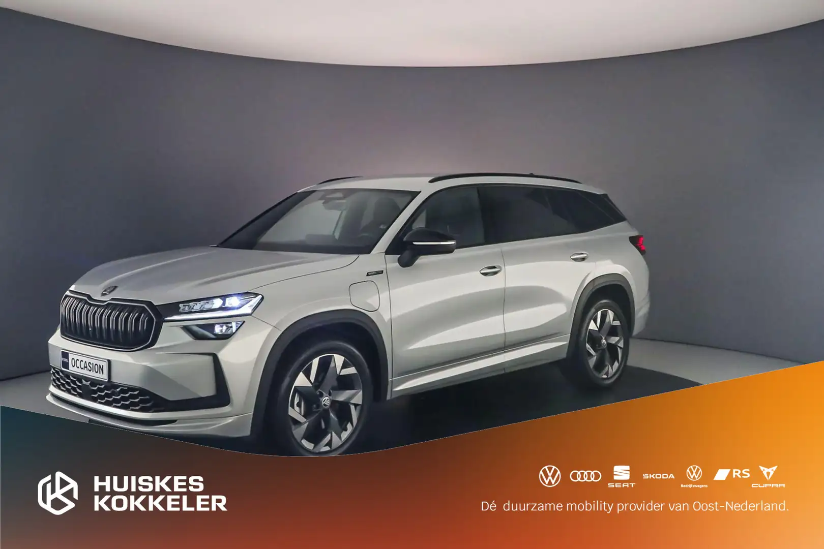 Skoda Kodiaq Sportline Business 1.5 TSI PHEV 204pk DSG Automaat Grijs - 1