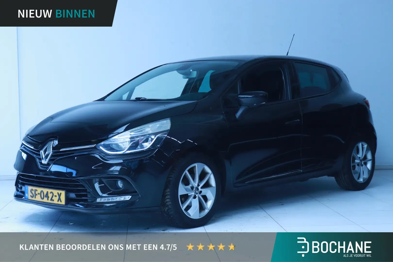 Renault Clio 1.2 TCe Intens Clima/Navi/Camera Zwart - 1