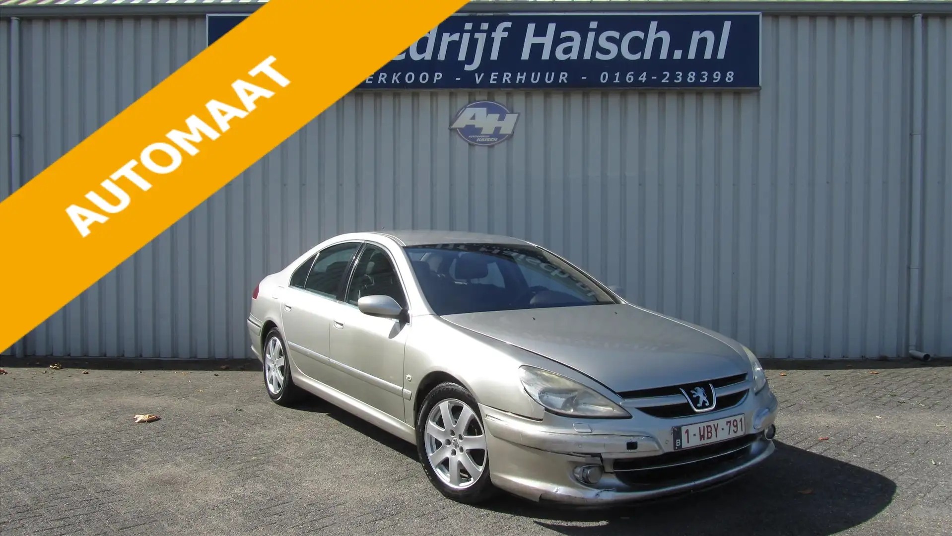 Peugeot 607 2.2 HDI 16V AUT GEEN ORIGINELE PAPIEREN, BELGISCHE Argent - 1