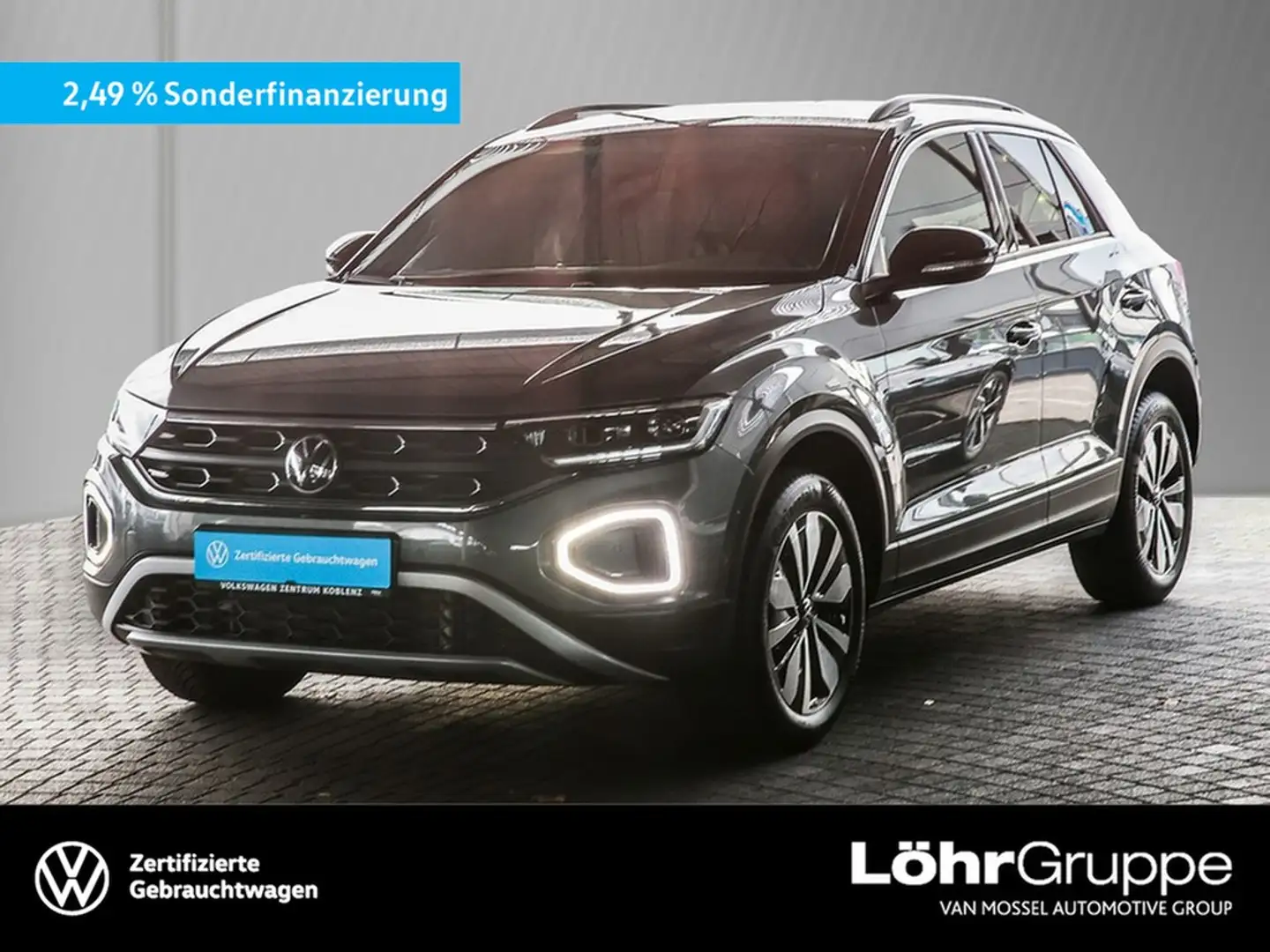 Volkswagen T-Roc 2.0 TDI DSG Goal AHK/Navi/RFK Grau - 1