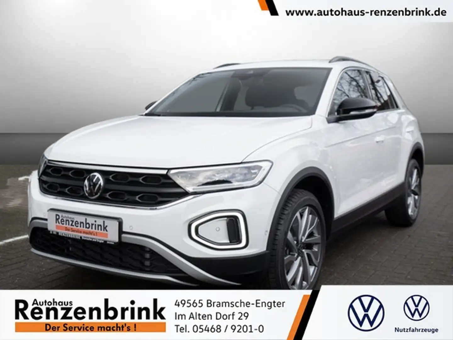 Volkswagen T-Roc Goal TDI DSG Plus-Paket + AHK Weiß - 1