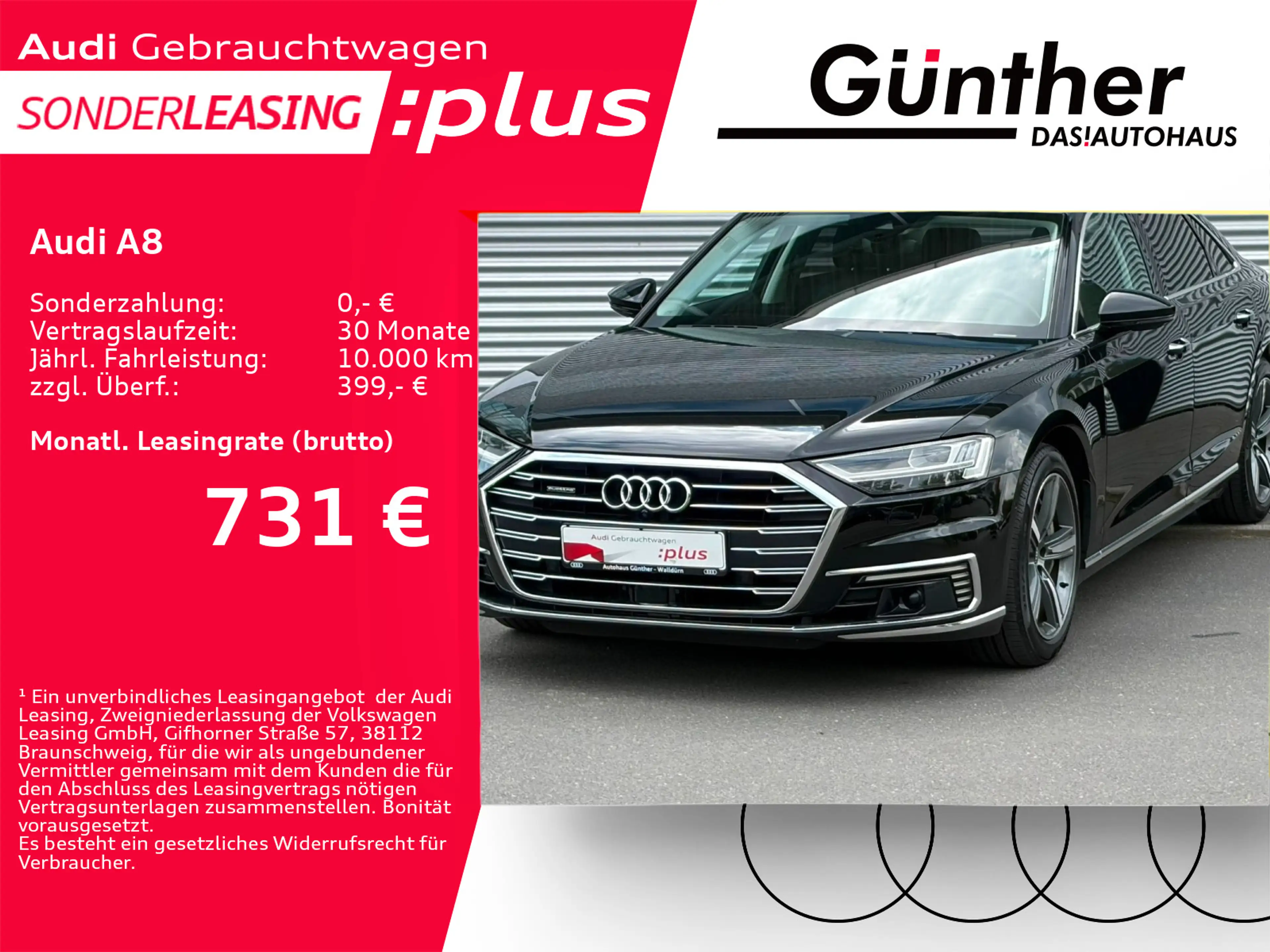 Audi A8 60 TFSIe+WINTERRÄDER+HEAD UP+PANORAMADACH+B&O