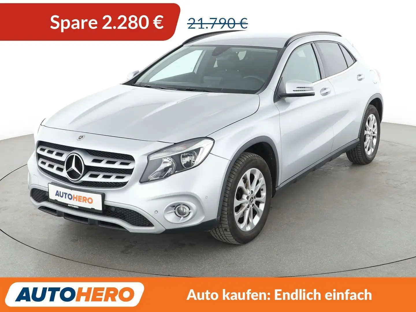 Mercedes-Benz GLA 200 d Style Aut.*NAVI*TEMPO*PDC*SHZ*KLIMA*GARANTIE* Grijs - 1