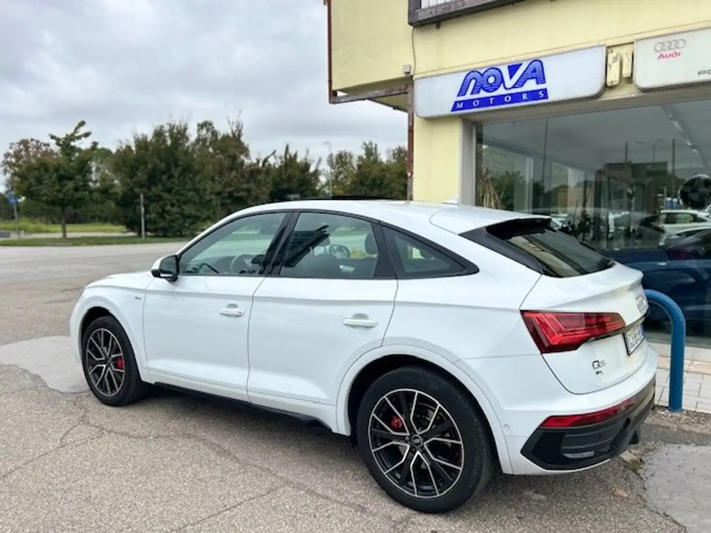 Audi Q5 Sportback 40 2.0 tdi mhev S line Plus quattro Bianco - 2