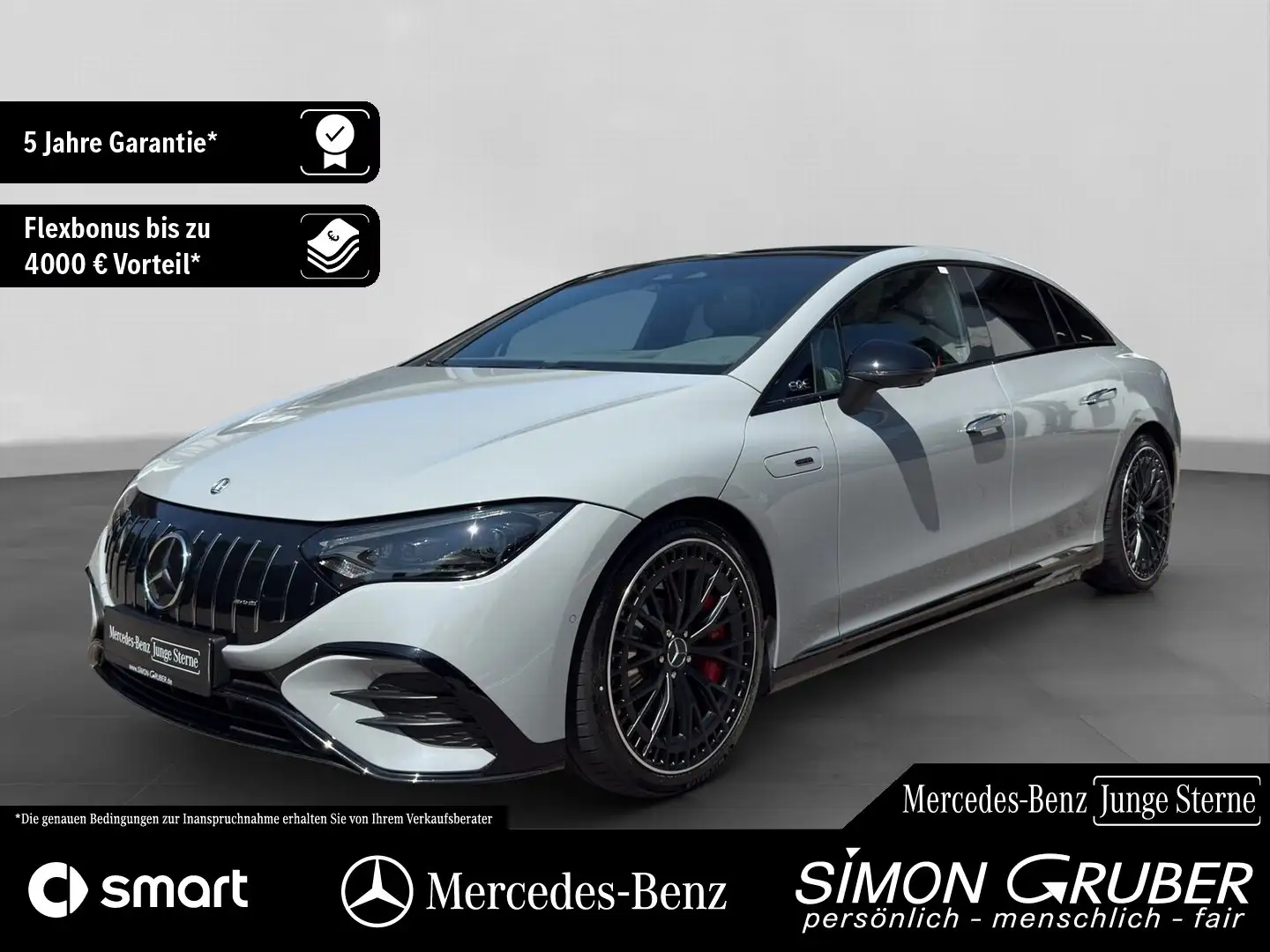 Mercedes-Benz EQE 350 EQE 53 4MATIC+ AMG Dynamic+ Pano Hyper TV HAL Gri - 1