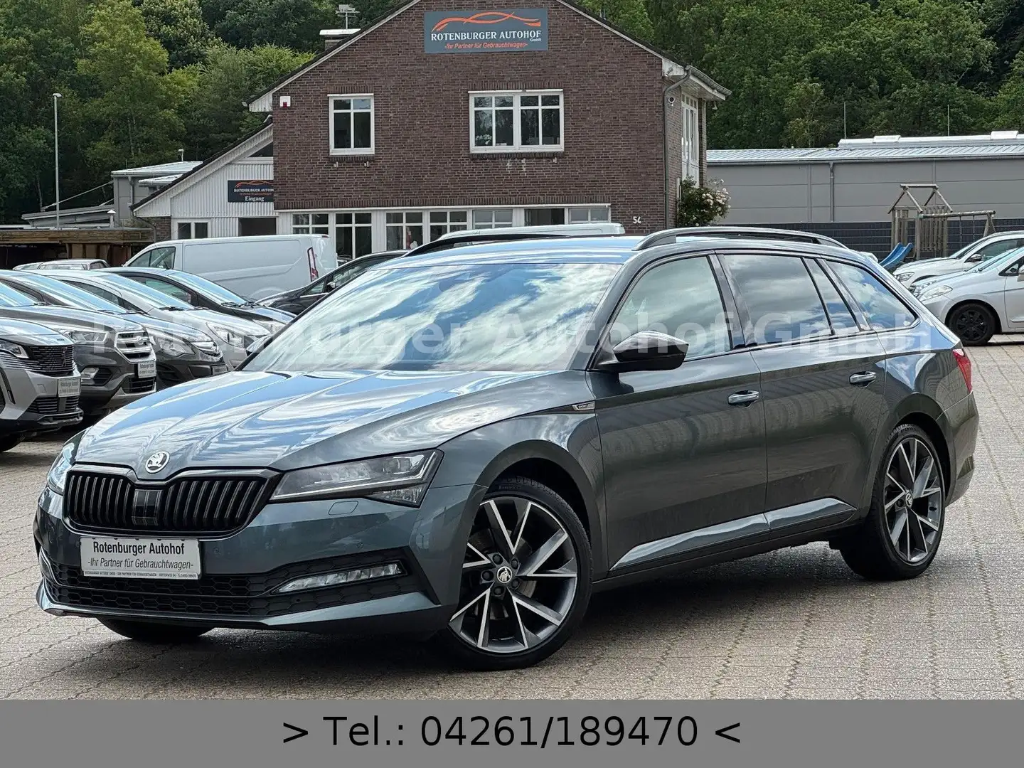 Skoda Superb 2.0 TDI*SPORTLINE*VIRTUAL*SCHALENSITZE* Grau - 1