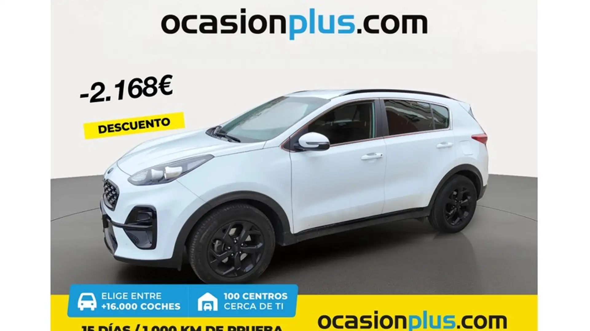 Kia Sportage 1.6 MHEV Black Edition 4x2 136 Blanco - 1