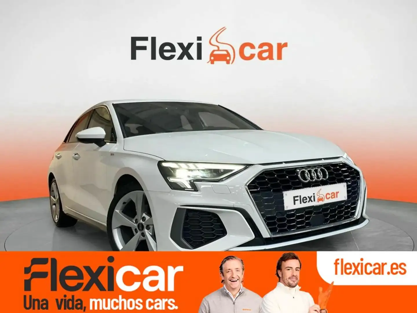 Audi A3 Sportback 35TDI S line S tronic Wit - 1