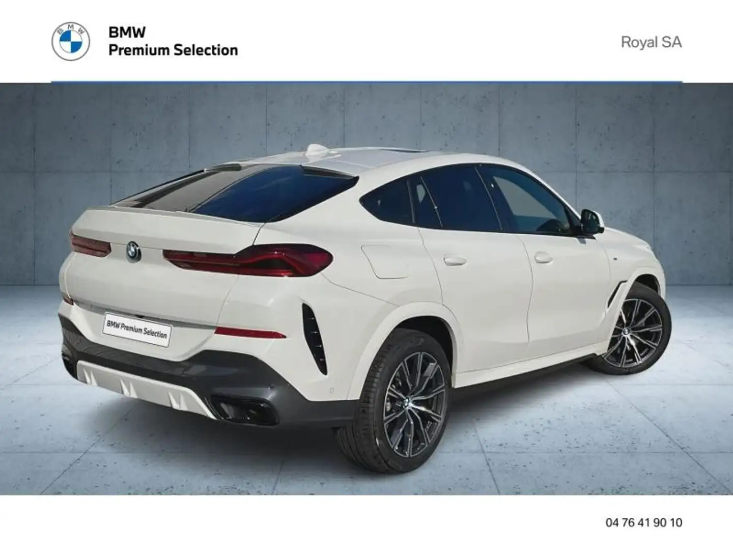 BMW X6 xDrive 30dA 265ch M Sport Blanc - 2