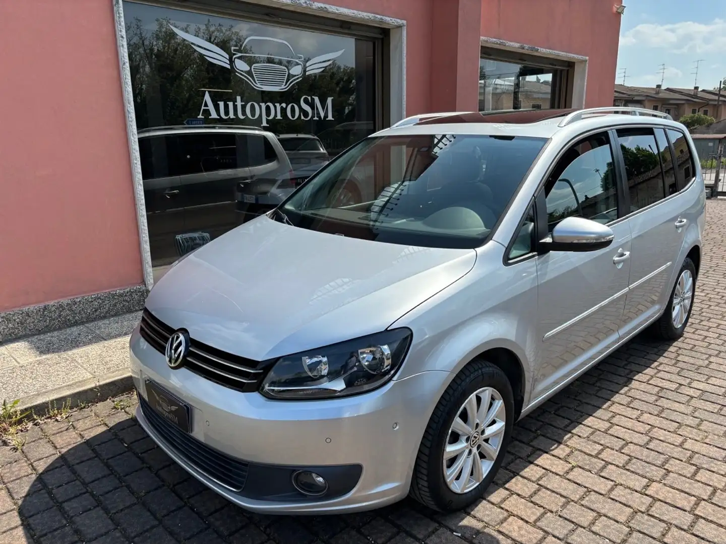 Volkswagen Touran Touran 2.0d Highline dsg Gancio traino/tettuccio Argento - 1