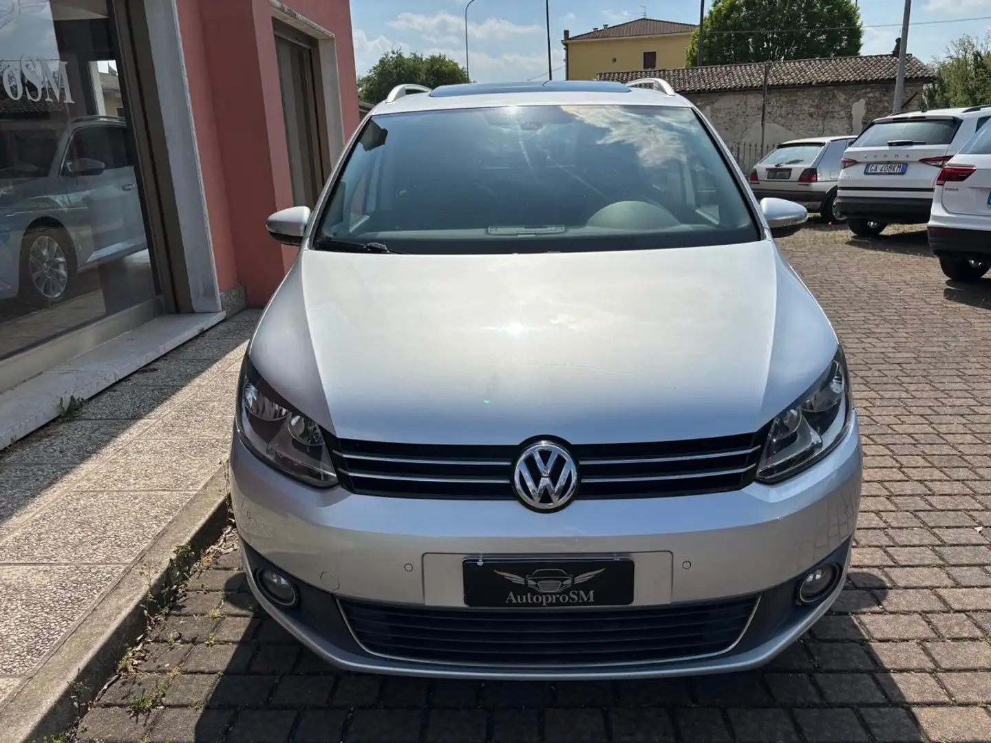 Volkswagen Touran Touran 2.0d Highline dsg Gancio traino/tettuccio Argento - 2