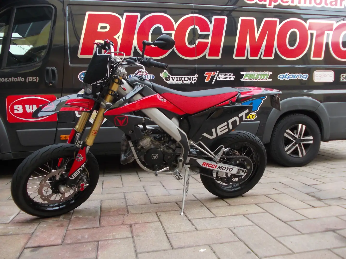 Vent Derapage 50 SUPERMOTARD 50 2 TEMPI Rouge - 1