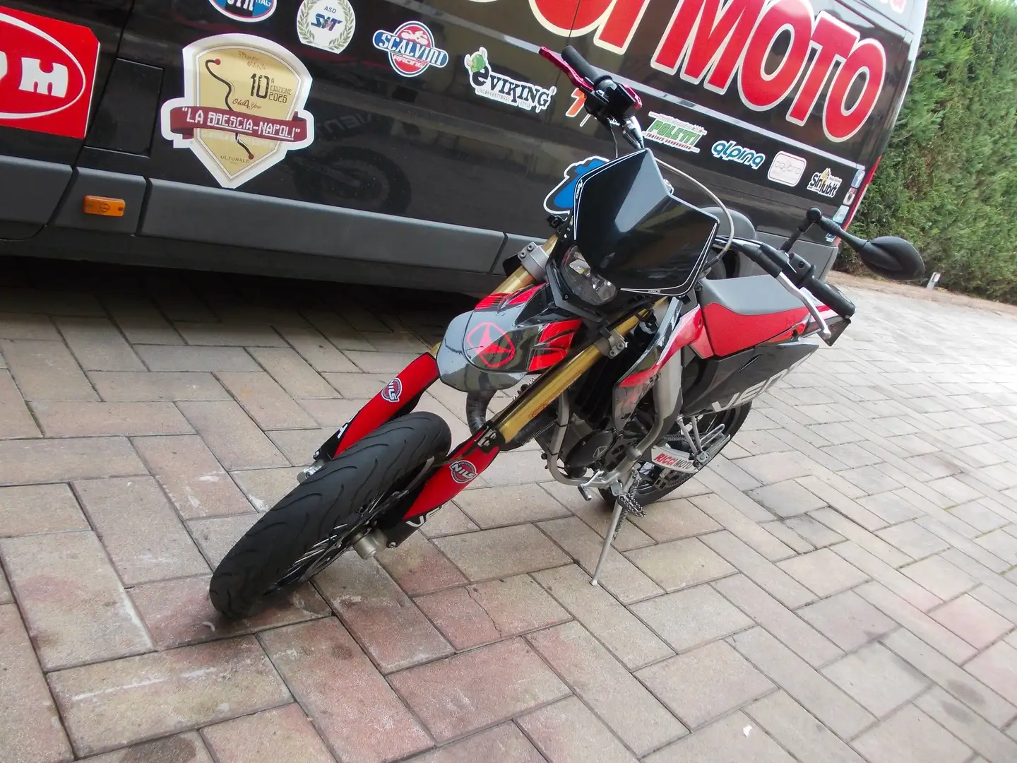 Vent Derapage 50 SUPERMOTARD 50 2 TEMPI Rouge - 2