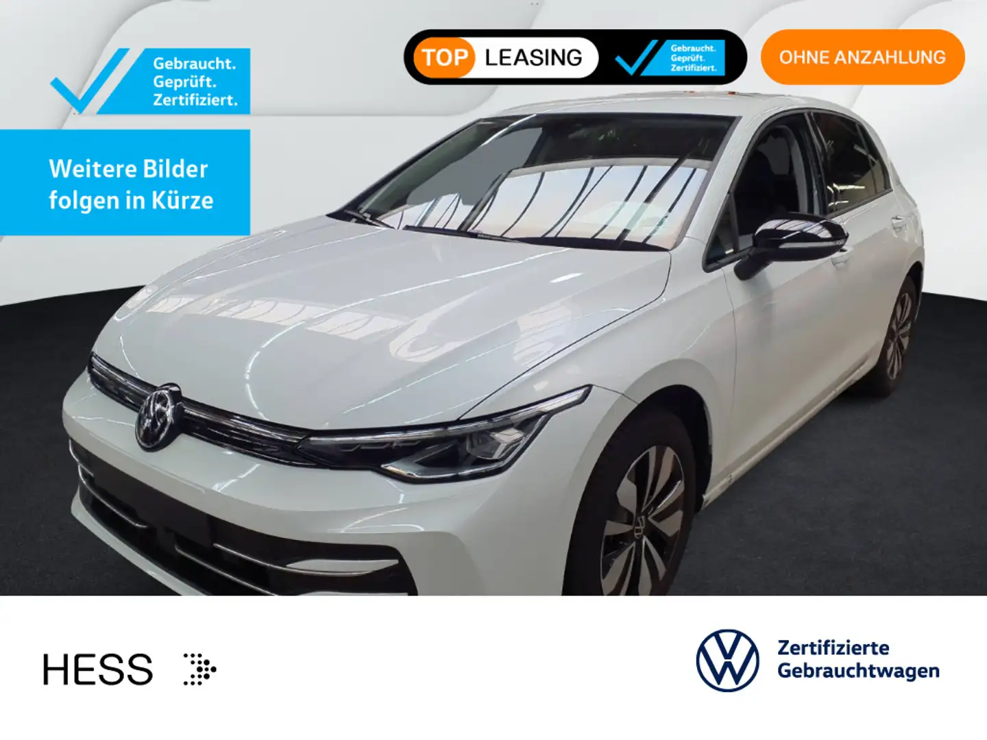 Volkswagen Golf VIII 2.0 TDI DSG GOAL*LED*AHK*KAMERA*NAVI*K Weiß - 1