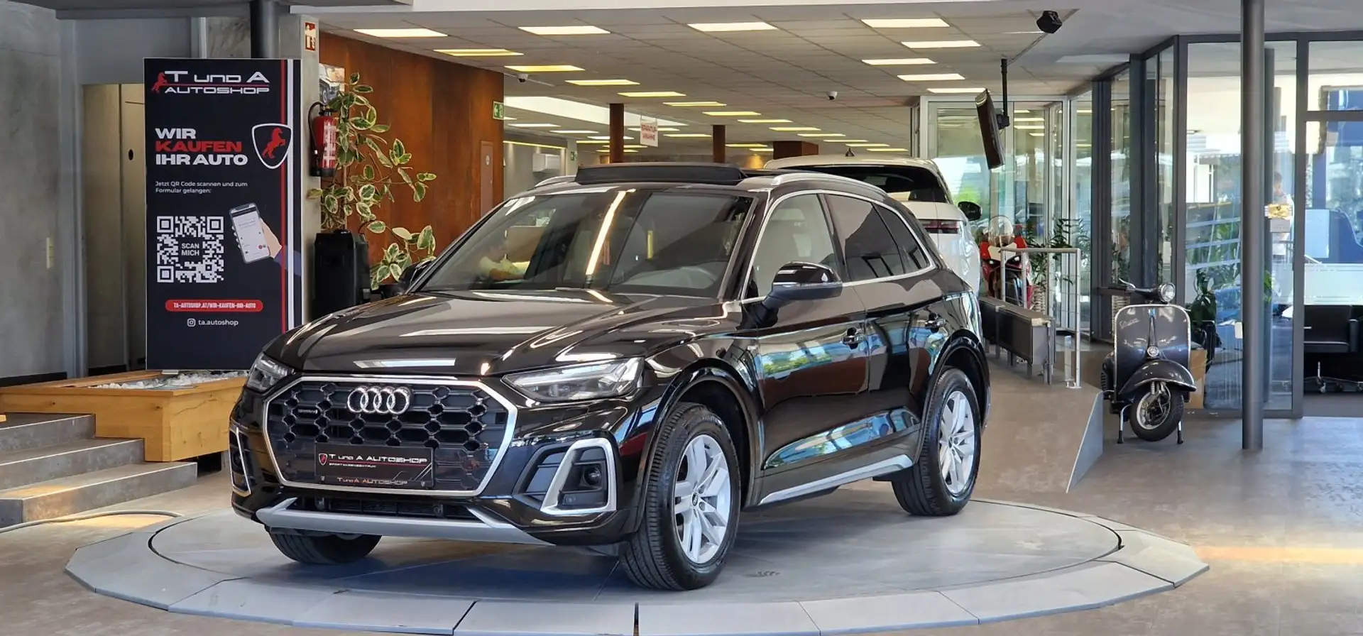 Audi Q5 40 TDI quattro S-Line 1-Hand S-Tronic *Pano*Virtua Schwarz - 1